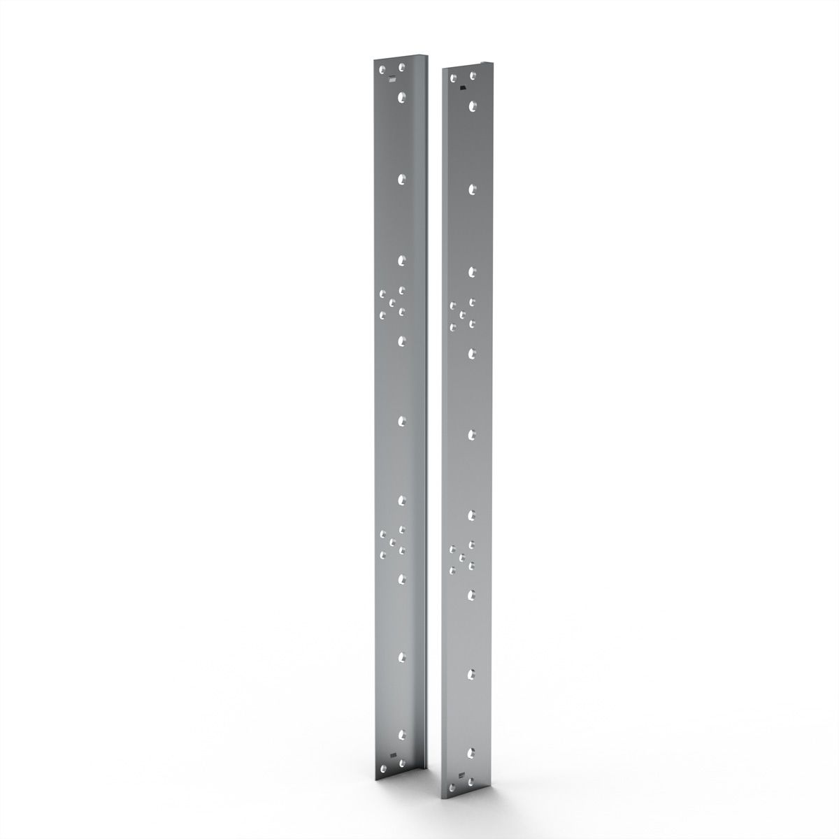 Cornière arrière SCHROFF EuropacPRO pour joint CEM en acier inoxydable pour panneau latéral, 9 U