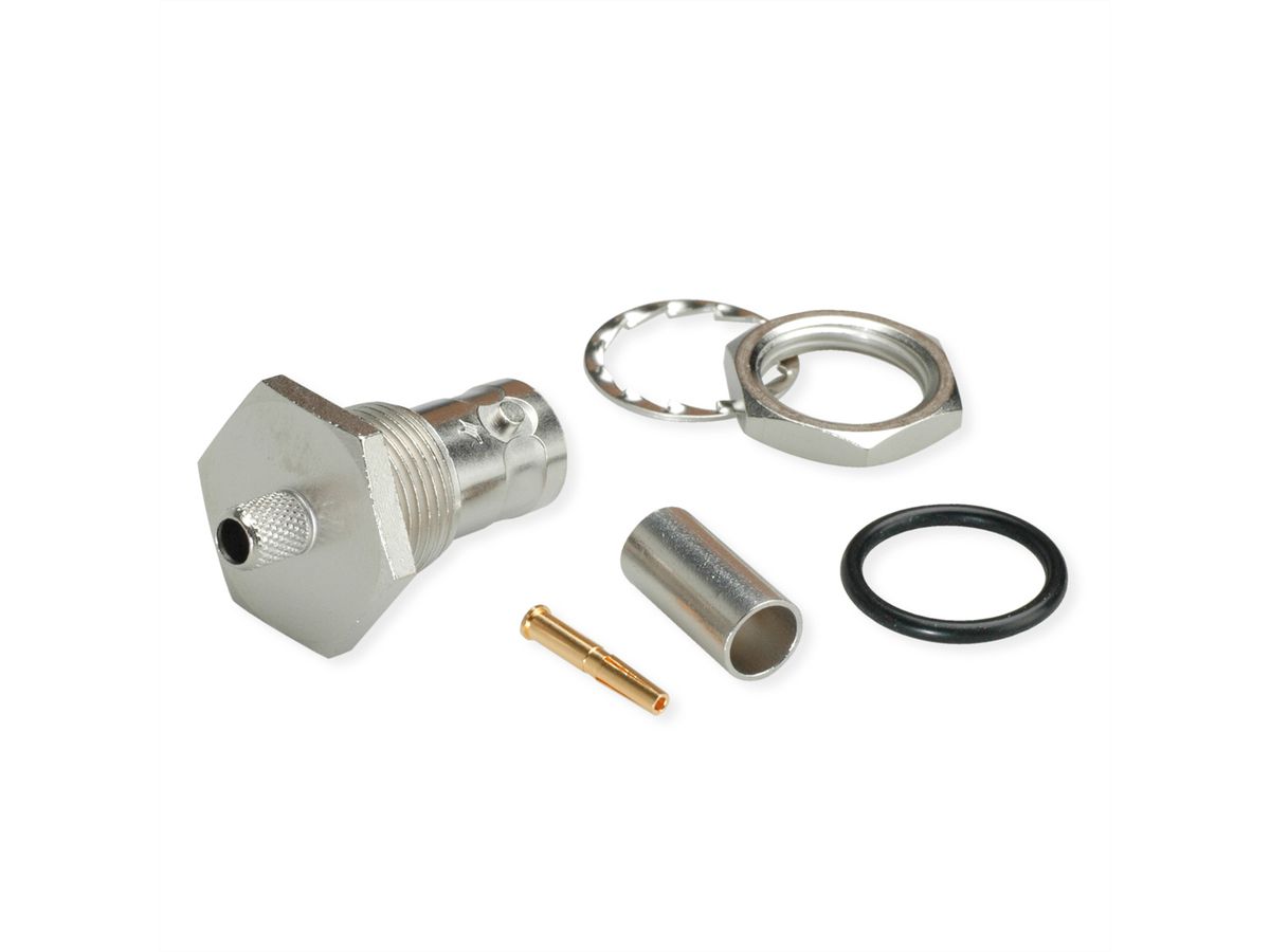 TELEGÄRTNER Prise BNC encastrable pour câble 50 ohms pour RG-58C/U