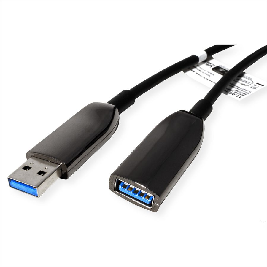 ROLINE Rallonge USB 3.2 Gen 1, AOC, noir, 10 m