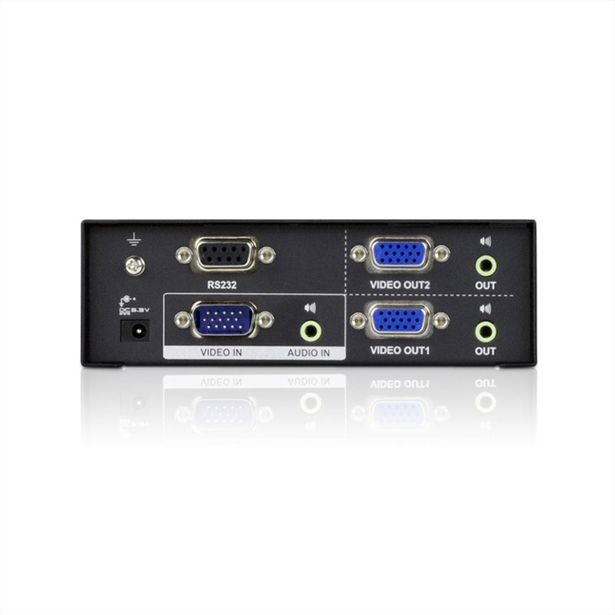 ATEN VS0102 Splitter Vidéo, 450MHz, Audio, RS232, 2 écrans