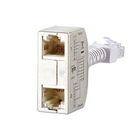METZ CONNECT Adaptateurs "Cable Sharing" pnp2, téléphone/ethernet, x2