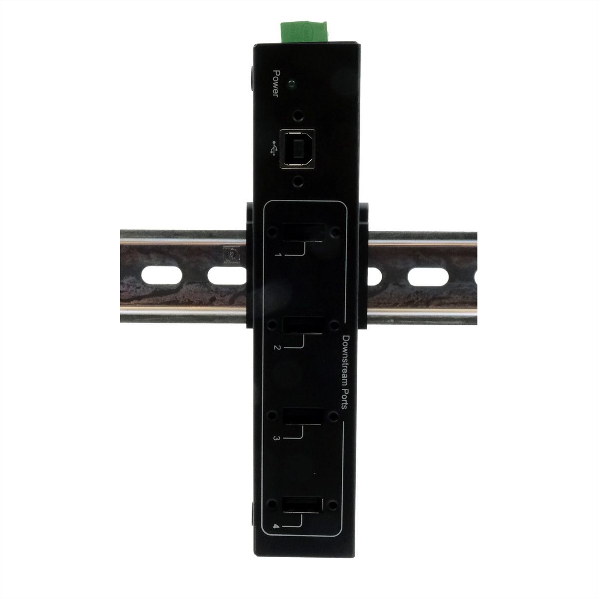EXSYS EX-11214HMVS HUB 4 ports USB 2.0 métal avec alimentation 5V/2A Genesys Chipset