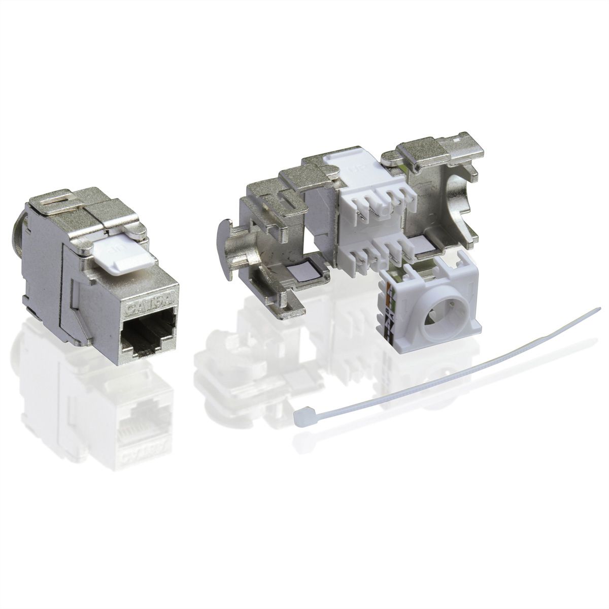 VALUE Keystone Cat.6A (Classe EA), RJ-45, blindé, sans outil