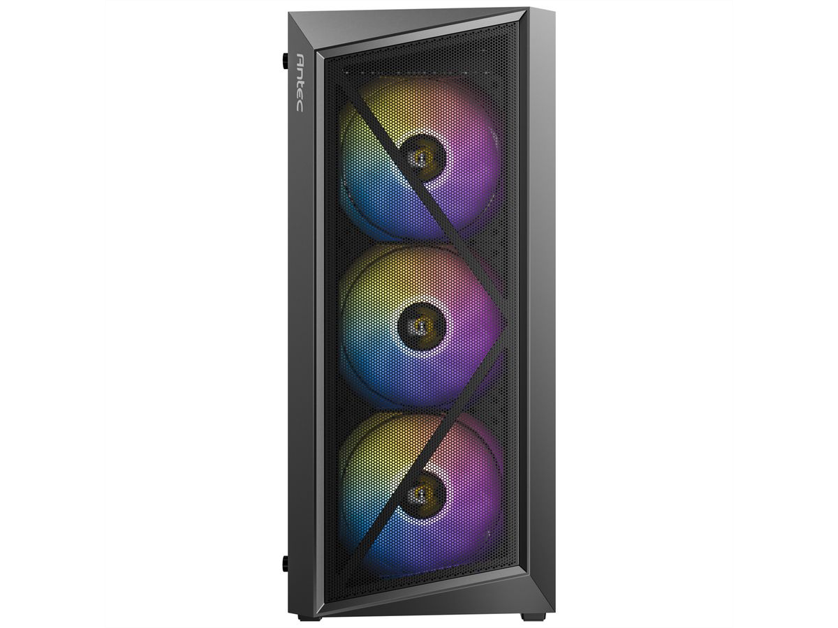 ANTEC AX67 ARGB Boîtier PC Midi Tower Gaming ATX, noir