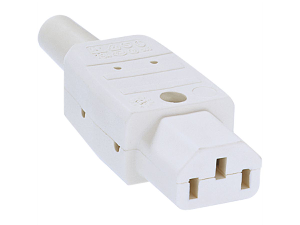 BACHMANN Prise appareil froid 794 70°C, blanc