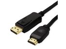 VALUE Câble DisplayPort DP - UHDTV, M/M, noir, 7,5 m