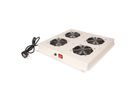 ROLINE 19" Unité de ventilation de toit, 4 ventilateurs, ON/OFF, gris
