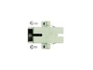 TELEGÄRTNER  Coupleur SC, Multimode, Manchon en céramique, boîtier en plastique, beige, Z77