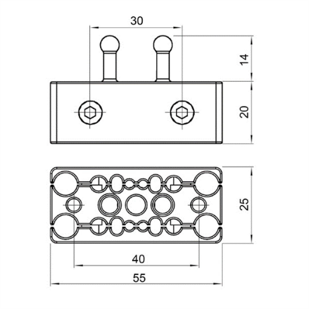 BACHMANN Easy-Stop-2B2K argent