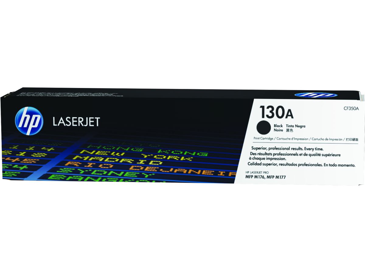 HP Cartouche de toner noir d'origine LaserJet 130A
