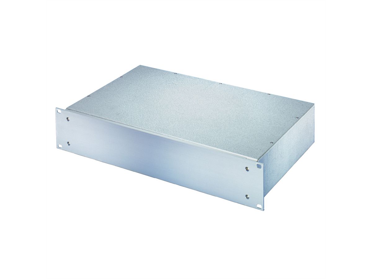 SCHROFF MultipacPRO 19" Châssis, Acier, AlZn, Plain Top and Base, 2 U, 340 mm