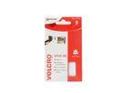 VELCRO® Bande 20mmx50cm blanc, crochets & velours autocollants