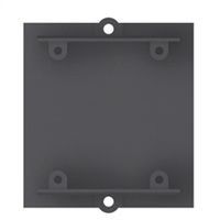 BACHMANN Cache Module Custom avec dôme à visser, noir