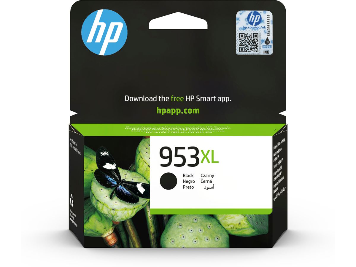 HP 953XL Cartouche d’encre noire grande capacité authentique