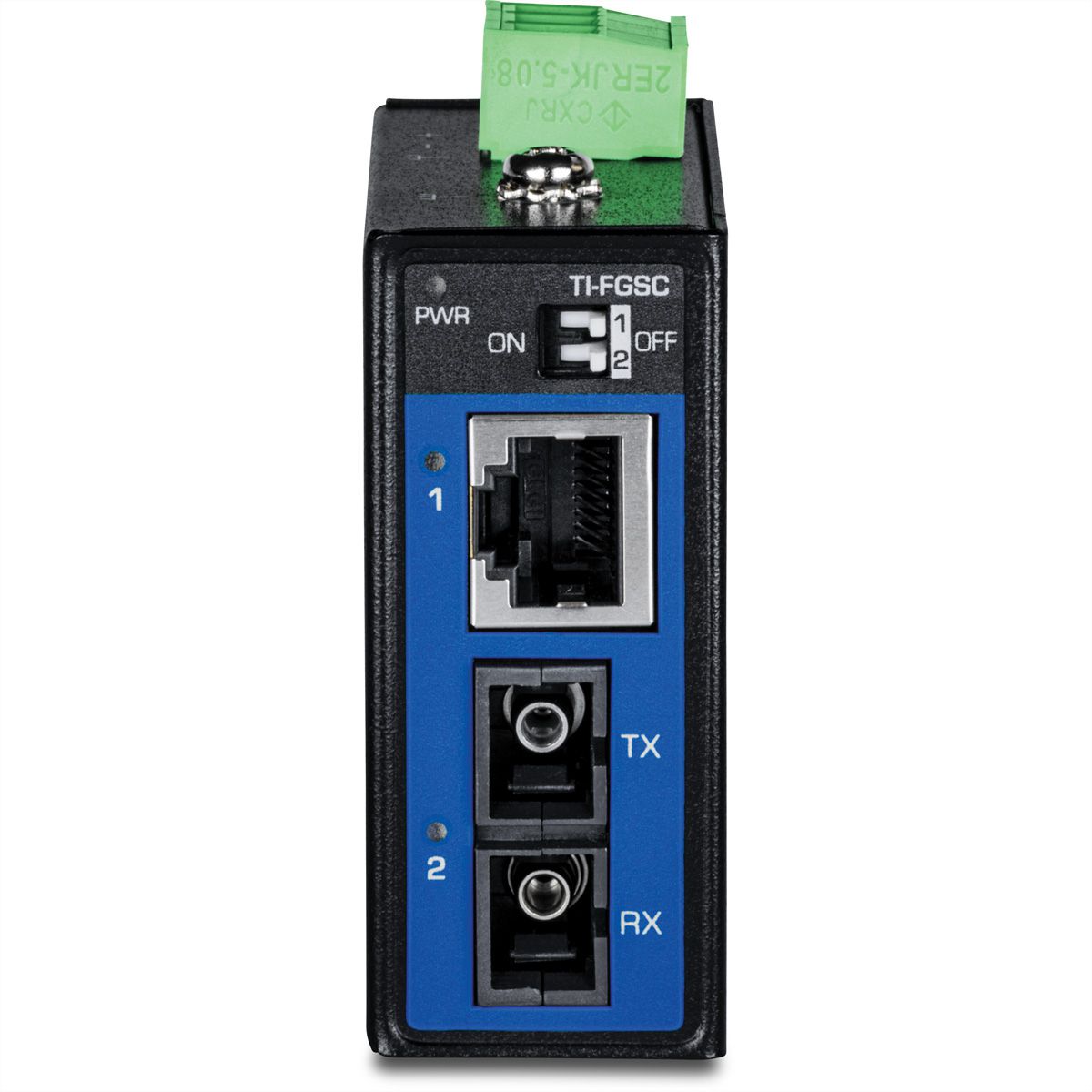TRENDnet TI-FGSC Convertisseur fibre SC industriel renforcé multimode, 1000 Base-FX 1 km