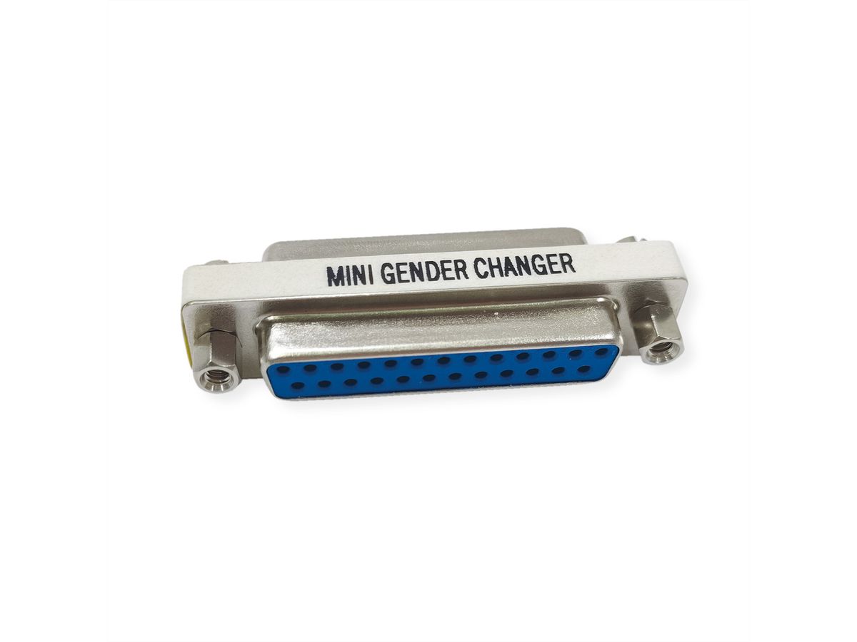 VALUE Mini changeur de genre 25 pôles femelle / femelle