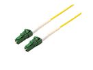 ROLINE Cordon FO 9/125µm OS2, LC-APC/LC-APC, LSOH, simplex, jaune, 1 m