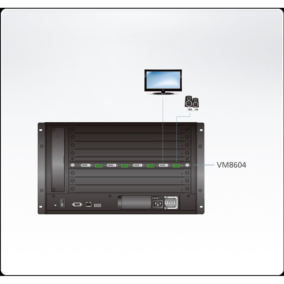 ATEN VM8604 Carte de sortie DVI à 4 ports