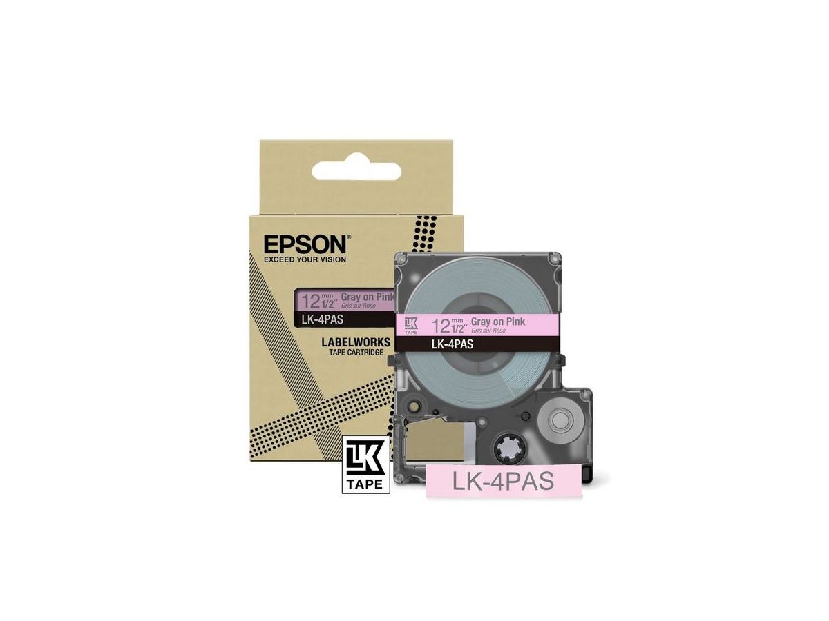 Epson LK-4PAS Gris, Rose