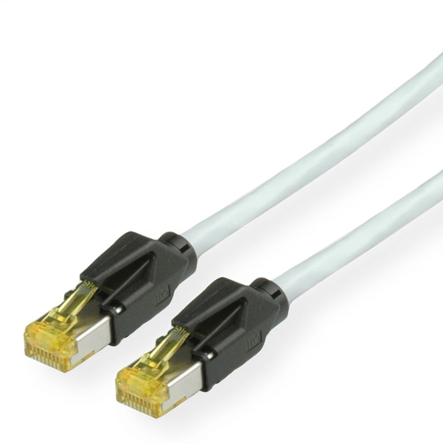 Cordon KERPEN Cat.6A (Classe EA) S/F, MegaLine F6-90, HiRose TM31, LS0H, gris, 7 m