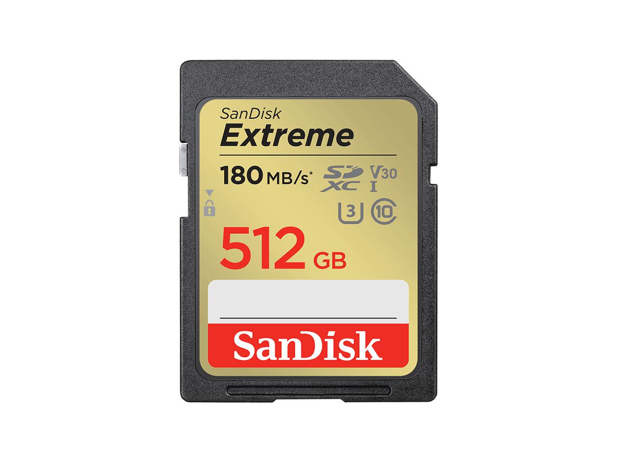 SanDisk Extreme 512 Go SDXC UHS-I Classe 10