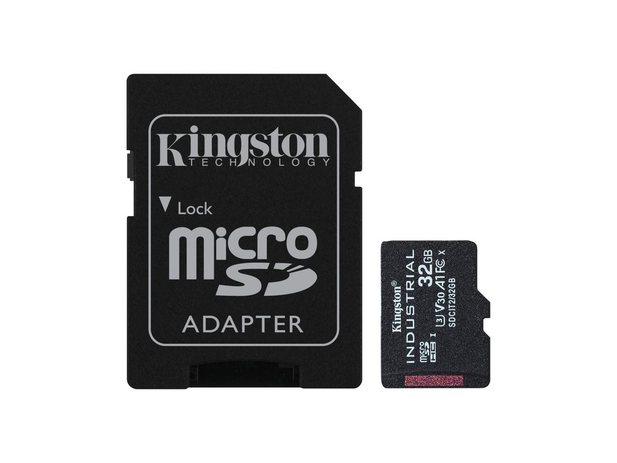 Kingston Technology Industrial mémoire flash 32 Go MiniSDHC UHS-I Classe 10
