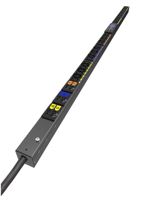 EATON EVMAF163X PDU G4 MA 0U 309 63A 1P , 24xC13,18xC39, noir