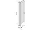 Déflecteur d'air AdvancedTCA SCHROFF 70 mm, avec déflecteur d'air, profilé alu, 8 U, 6 HP