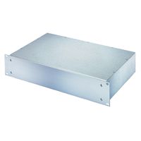 SCHROFF MultipacPRO 19" Châssis, Acier, AlZn, Plain Top and Base, 1 U, 340 mm