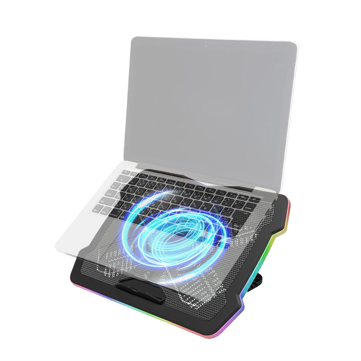 ANTEC LCHF200 Hyperflow RGB Support de refroidissement pour ordinateur portable, 10-17 pouces