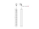 VALUE Multiprise 6 ports type Euro, avec interrupteur et fiches profilées, blanc, 2 m