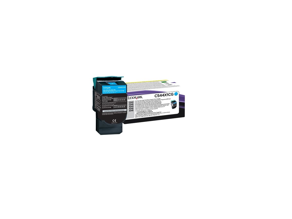 Lexmark Cartouche LRP Cyan C544, X544 4000 pages