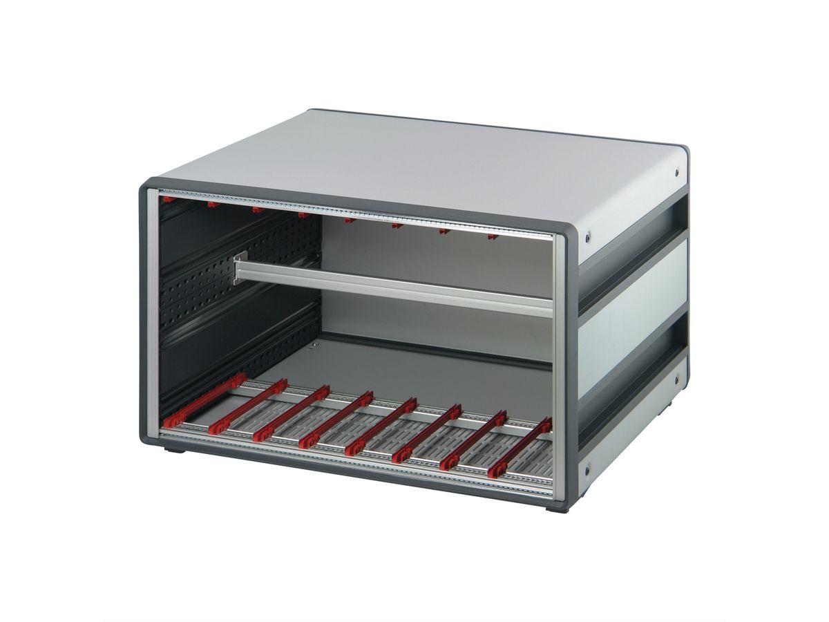 SCHROFF CompacPRO Coffret de bureau non blindé, 6 U, 84 HP, 391 mm