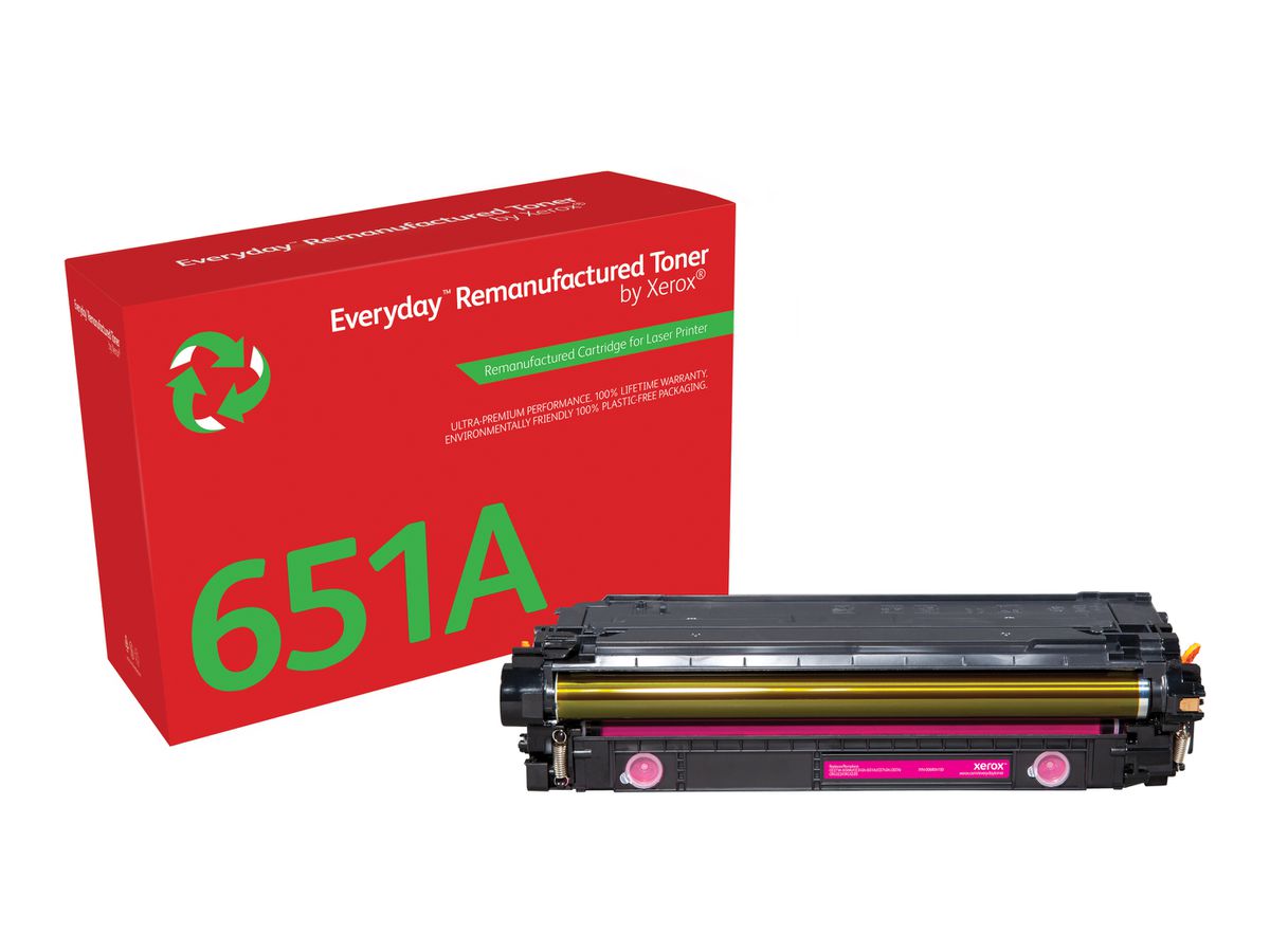 Everyday Toner Magenta ™ de Xerox compatible avec HP 651A/ 650A/ 307A (CE343A/CE273A/CE743A), Capacité standard