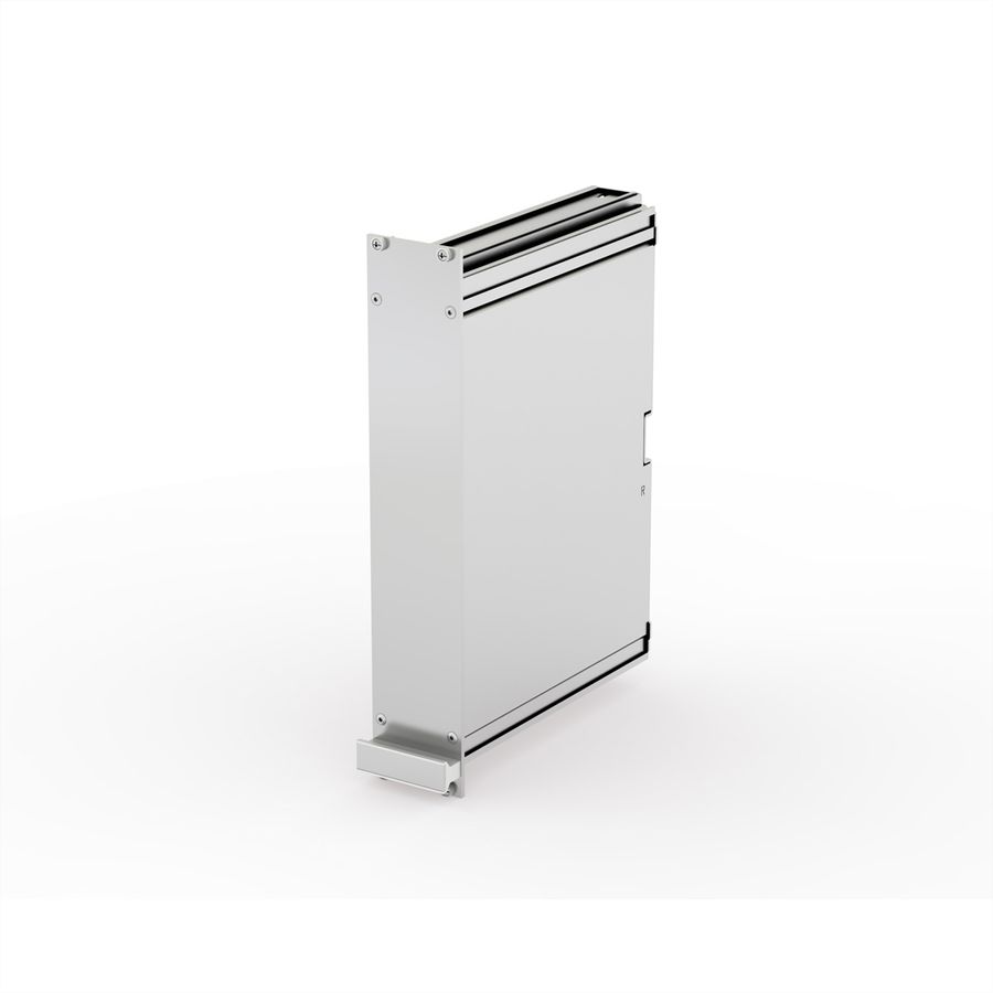 SCHROFF, cadre, unité enfichable PRO, couvercle lisse, 1 connecteur, 6 U, 10 HP, 167 mm