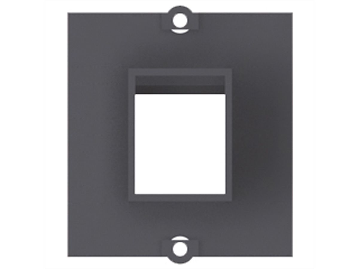 BACHMANN Module Cadre 1x Keystone, noir