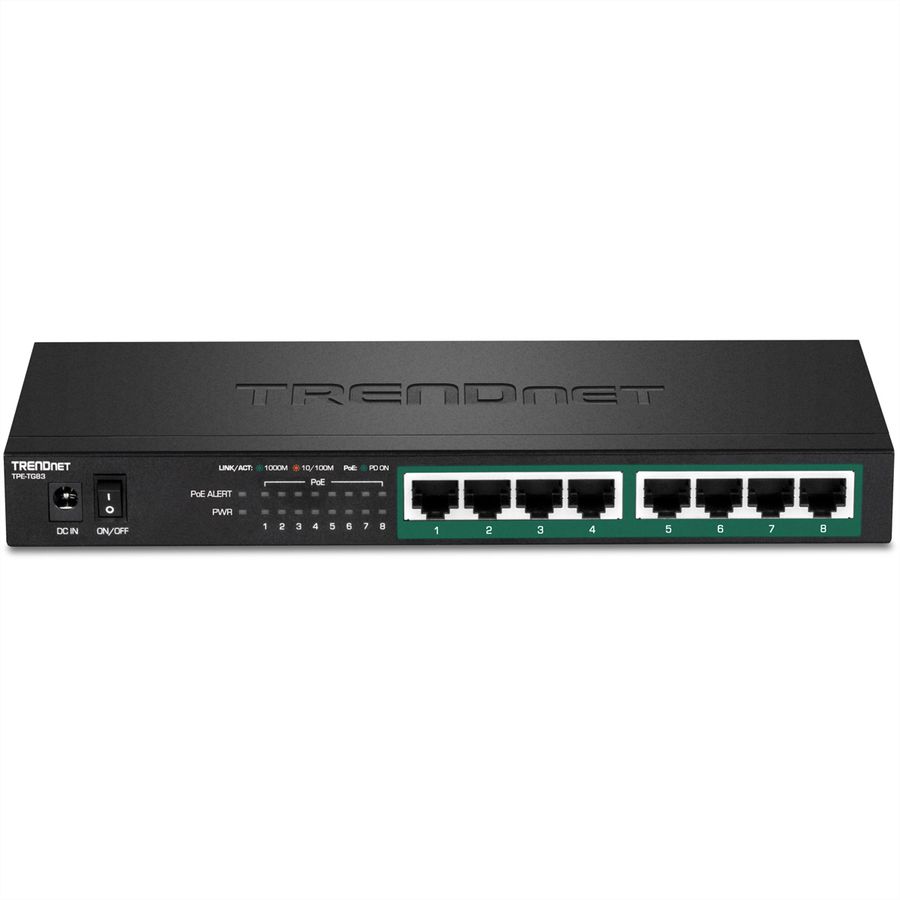 TRENDNET TPE-TG83 Switch PoE+ Gigabit à 8 ports