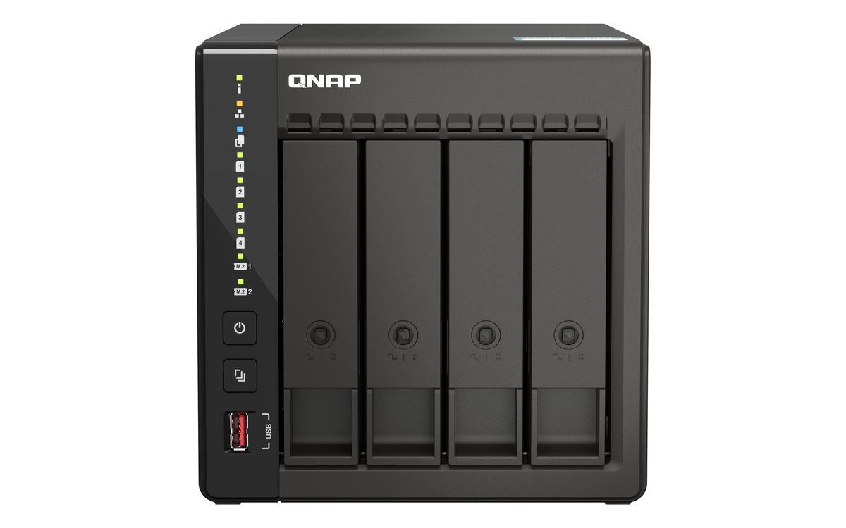 QNAP TS-453E NAS Tower Ethernet/LAN Noir J6412