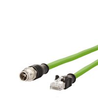 METZ CONNECT Câble Ethernet industriel M12-RJ45, codage X, 2 m