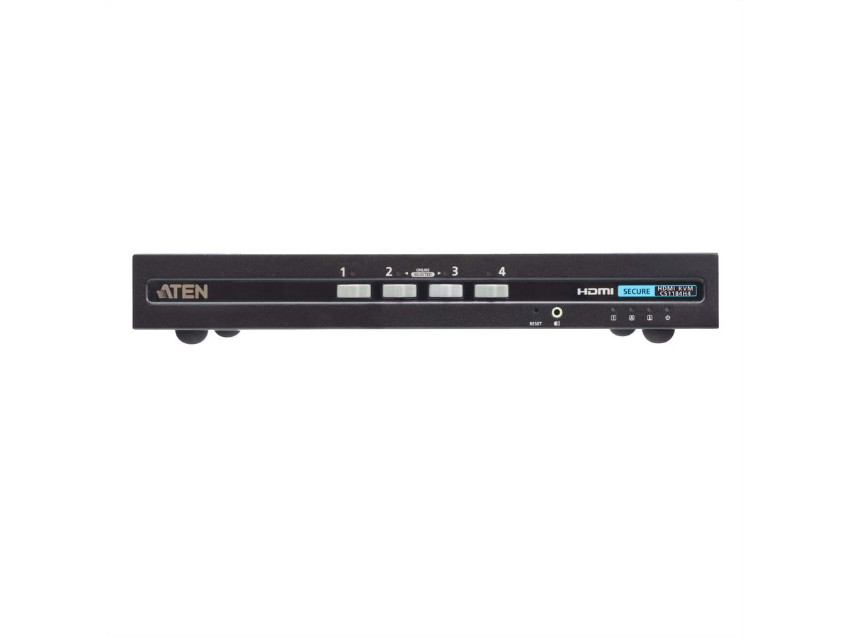 ATEN CS1184H4 Commutateur KVM sécurisé HDMI 4 ports USB