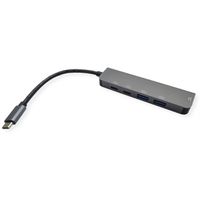VALUE Station d'accueil USB type C, HDMI 4K60, 3x USB3.2 Gen1 (1x C + 2x A), 1x PD