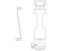 VALUE Rack serveur 1U extension de profondeur, métal, 151,5mm, 1U