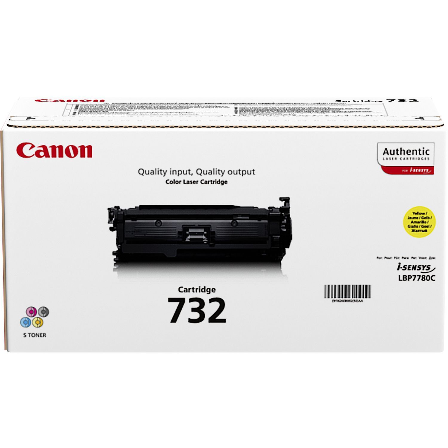 Canon 732Y Original Jaune 1 pièce(s)