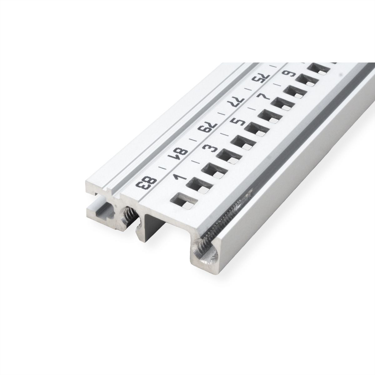 Rail horizontal SCHROFF, arrière, type H-ST, lourd, standard, 84 HP