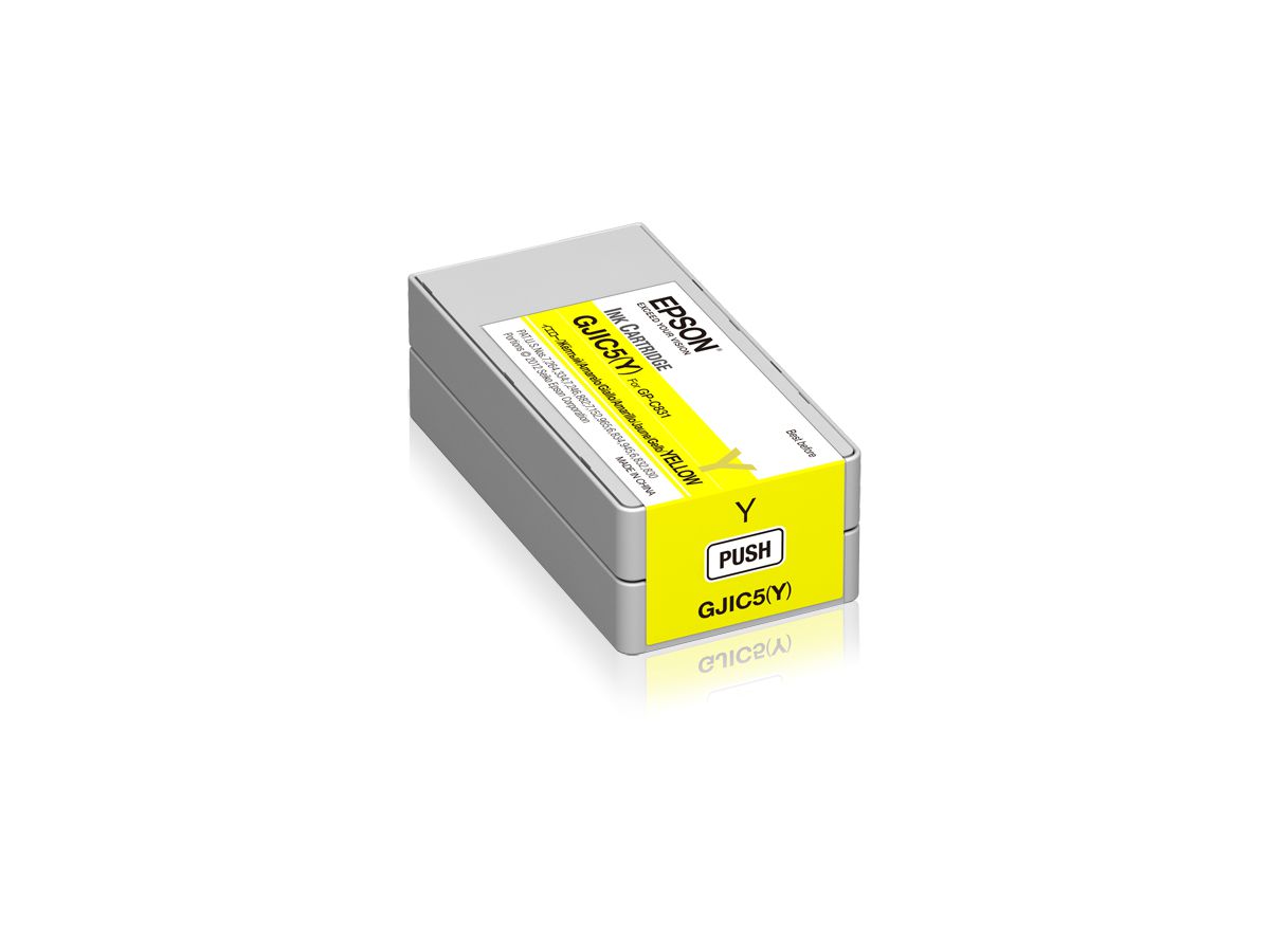 Epson GJIC5(Y): Ink cartridge for ColorWorks C831 (Yellow) (MOQ=10)