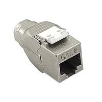 ROLINE Keystone Cat.8 (Classe I), Super Slim, blindé, sans outil, argent