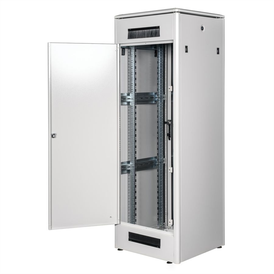 ROLINE 19" Baie réseau Pro 36U, 600x600 LxP Porte verre gris