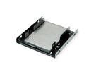 ROLINE Adaptateur de montage HDD/SSD 3.5" pour 2x HDD/SSD 2.5", métal, noir, noir