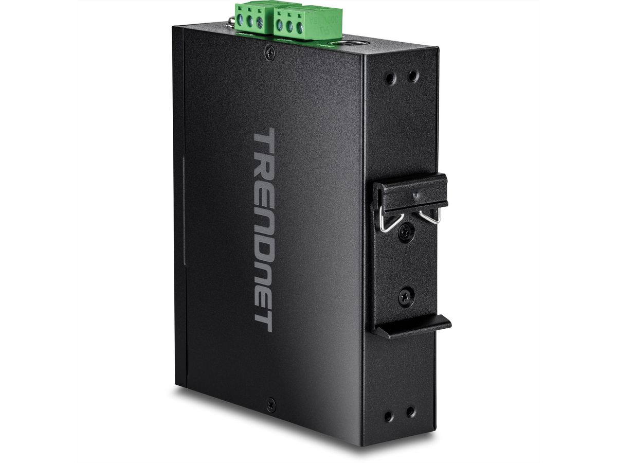 TRENDnet TI-BF711SFP Convertisseur industriel de médias SFP+ 10G vers PoE++ 10G