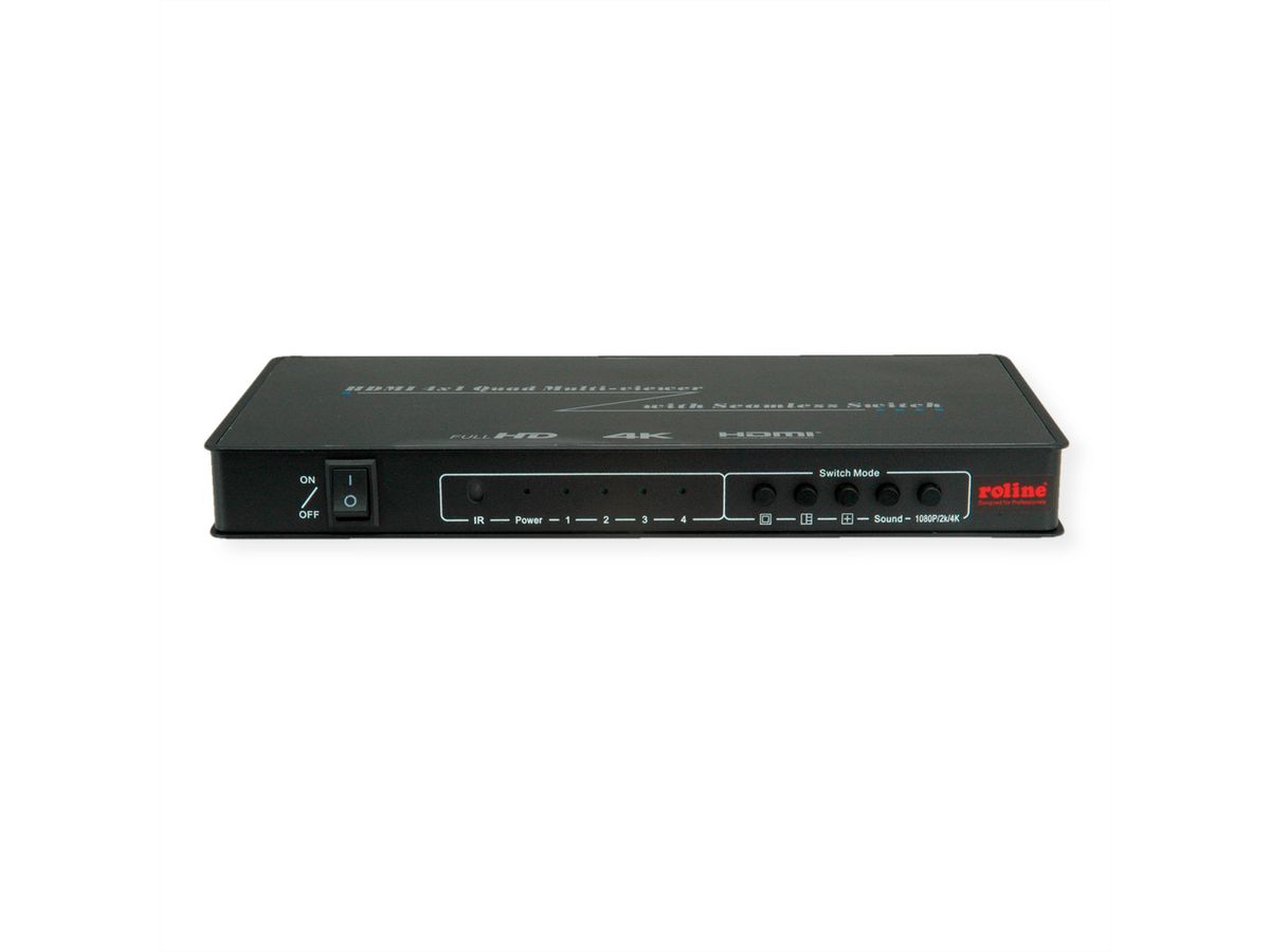 ROLINE Switch HDMI 4x1 QUAD multi vues en continu
